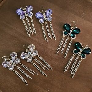 Lot of 3 fashion earrings